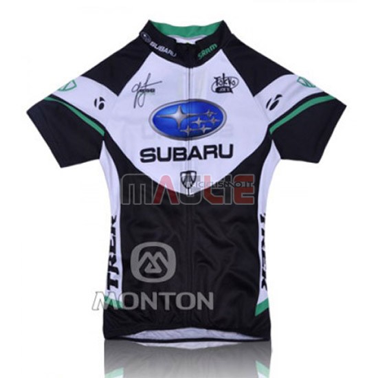 Donne Maglia Subaru manica corta 2011 nero e blu