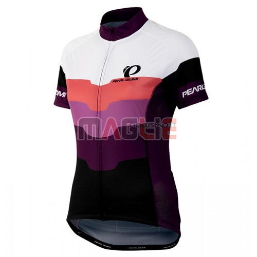 Donne Maglia Pearl Izumi manica corta 2016 nero e viola