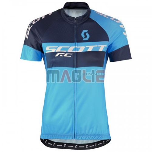 Donne Maglia Scott manica corta 2016 nero e blu