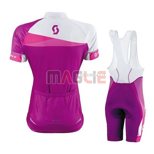 Donne Maglia Scott manica corta 2016 rosso e bianco