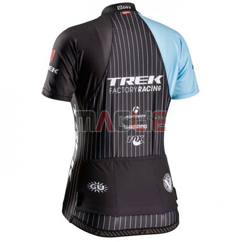 Donne Maglia Trek manica corta 2016 blu e nero