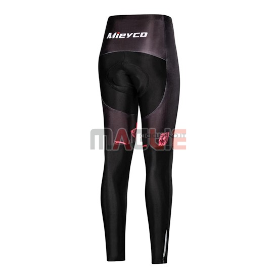 Maglia Donne Mieyco Manica Lunga 2019 Nero Rosso