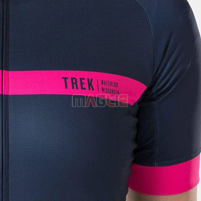 Maglia Donne Bontrage Manica Corta 2020 Fuxia Spento Blu