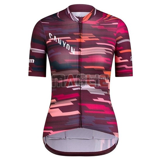 Maglia Donne Canyon Manica Corta 2019 Rosso