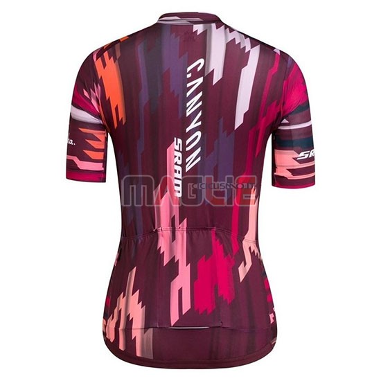 Maglia Donne Canyon Manica Corta 2019 Rosso