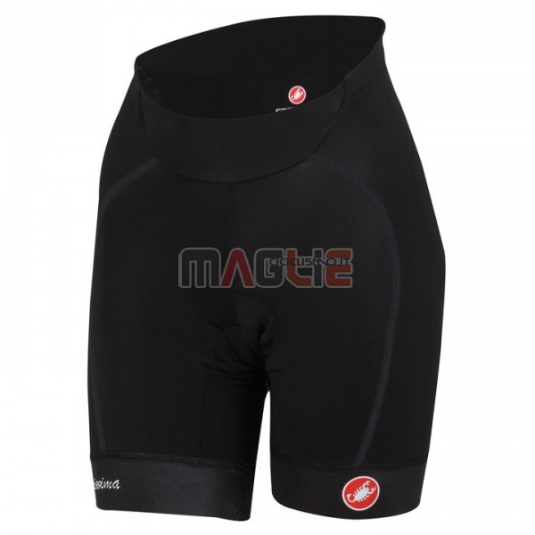 Maglia Donne Castelli Manica Corta 2017 Nero