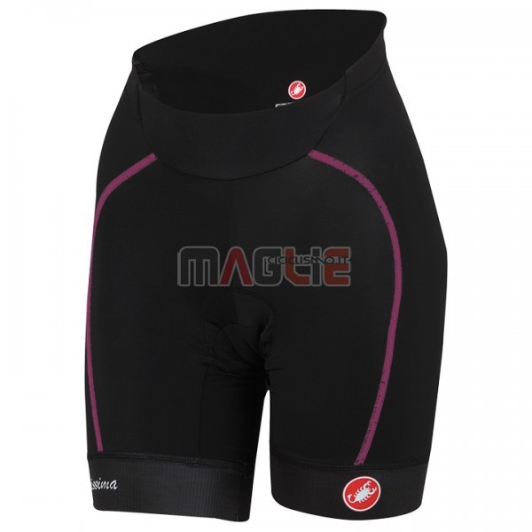 Maglia Donne Castelli Manica Corta 2017 Rosa