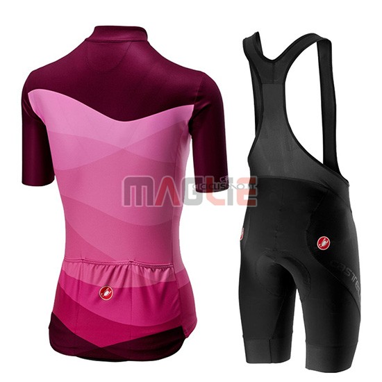 Maglia Donne Castelli Tabula Manica Corta 2019 Rosa