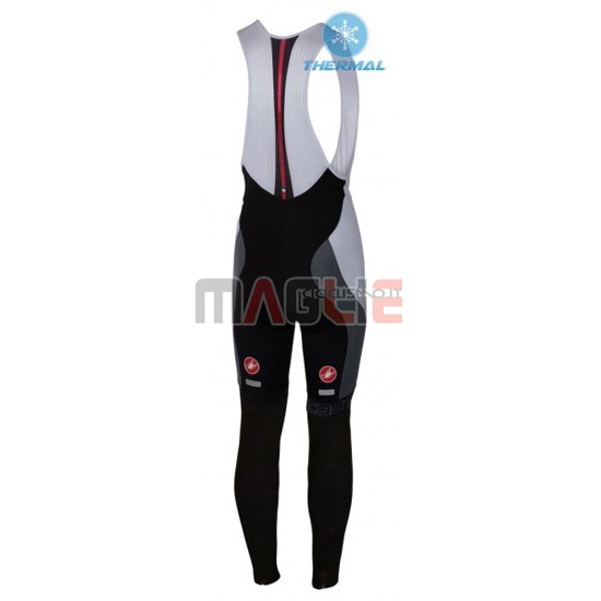 Maglia Donne Castelli manica lunga 2016 bianco e rosso