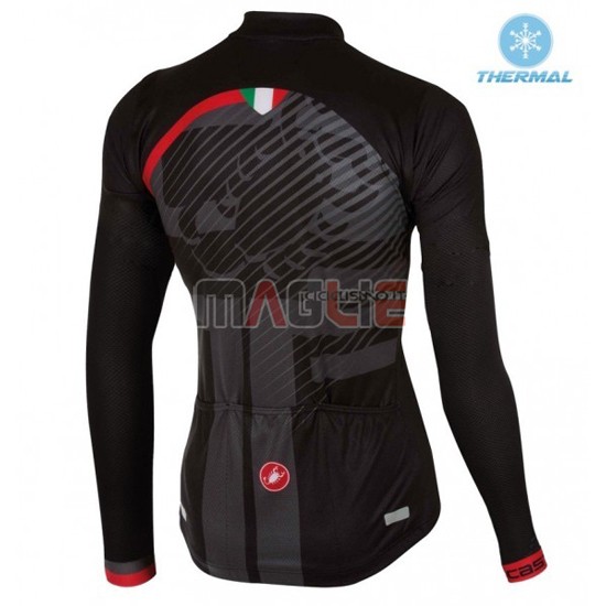 Maglia Donne Castelli manica lunga 2016 rosso e nero - Clicca l'immagine per chiudere