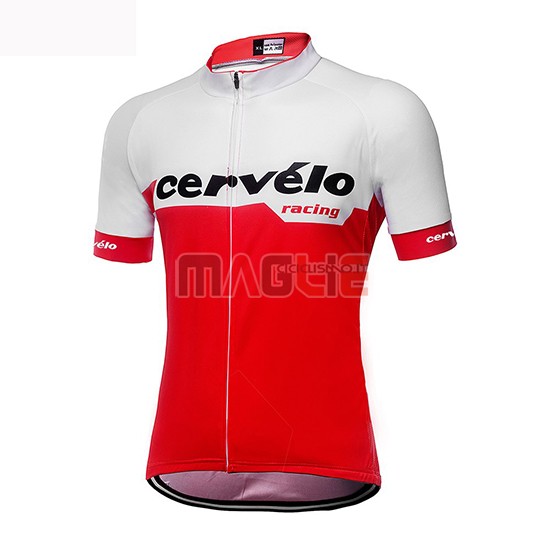 Maglia Donne Cervelo Manica Corta 2019 Bianco Rosso - Clicca l'immagine per chiudere