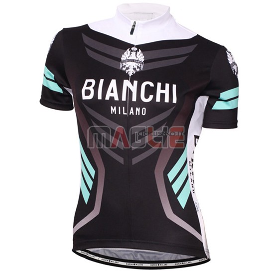 Donne Maglia Bianchi manica corta 2016 nero