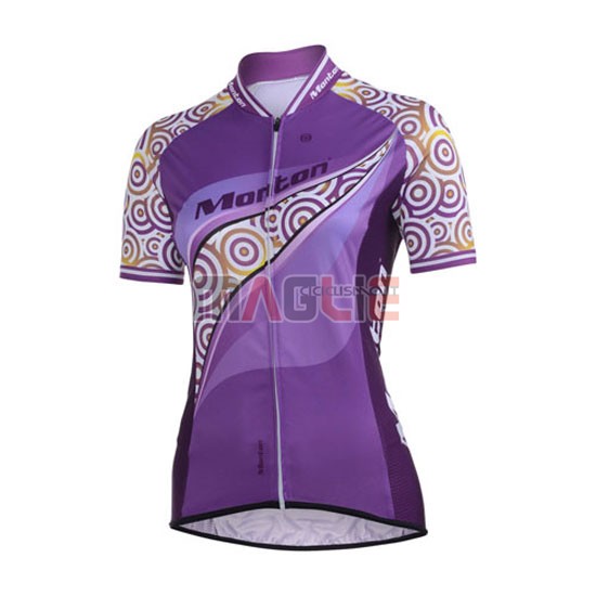 Donne Maglia Monton manica corta 2014 viola - Clicca l'immagine per chiudere