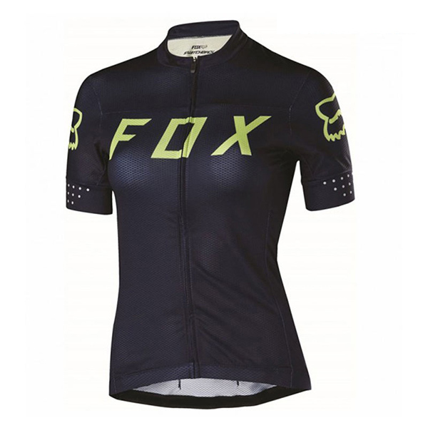 2017 Maglia Donne Fox nero e verde - Clicca l'immagine per chiudere