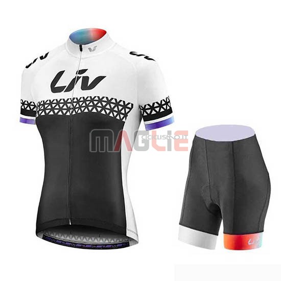 Maglia Donne Liv Manica Corta 2019 Nero Bianco