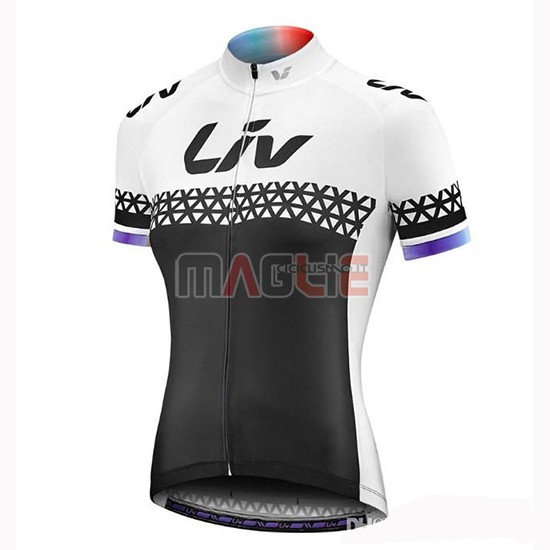 Maglia Donne Liv Manica Corta 2019 Nero Bianco