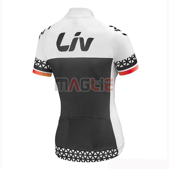 Maglia Donne Liv Manica Corta 2019 Nero Bianco - Clicca l'immagine per chiudere