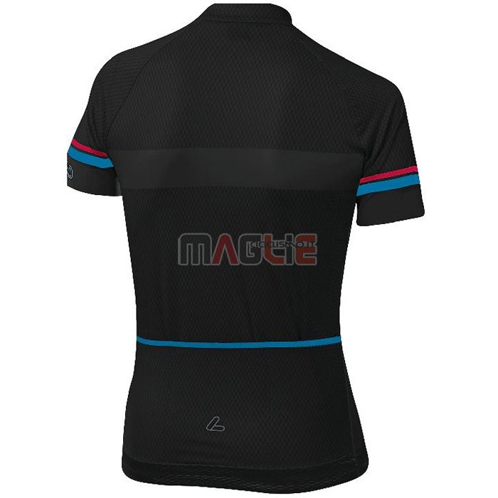 Maglia Donne Loffler Manica Corta 2020 Rosa Blu Nero