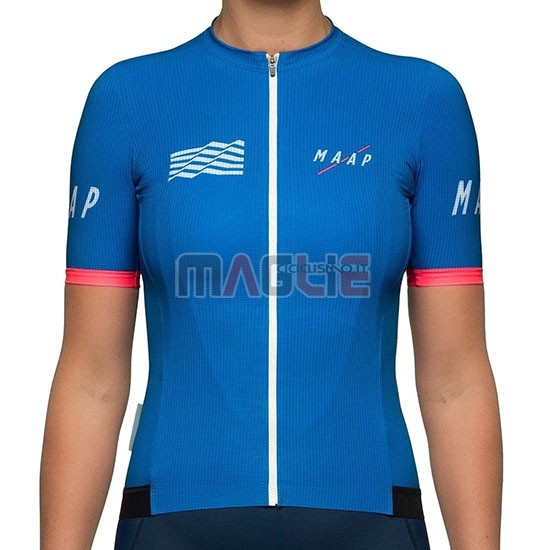 Maglia Donne Maap Manica Corta 2019 Blu - Clicca l'immagine per chiudere