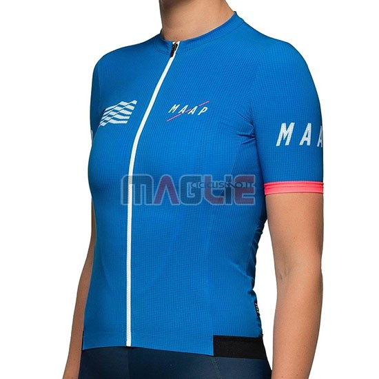 Maglia Donne Maap Manica Corta 2019 Blu - Clicca l'immagine per chiudere