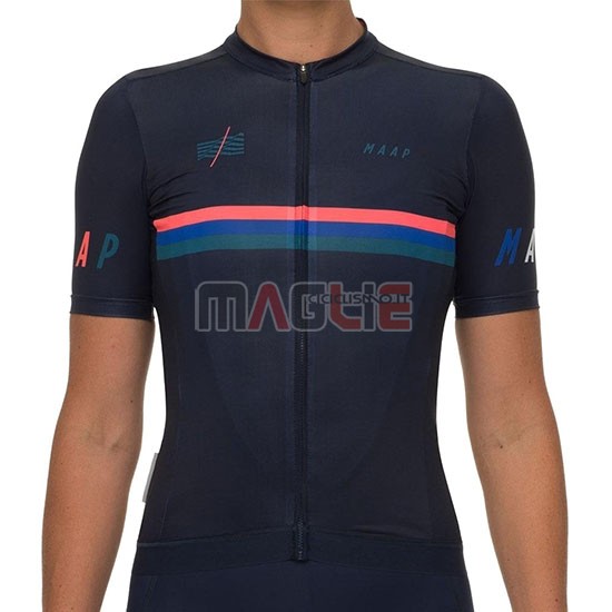 Maglia Donne Maap Nationals Manica Corta 2019 Nero