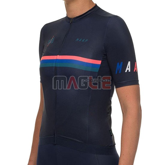 Maglia Donne Maap Nationals Manica Corta 2019 Nero - Clicca l'immagine per chiudere