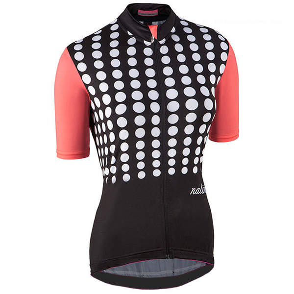 2017 Maglia Donne Nalini Optical nero e arancione