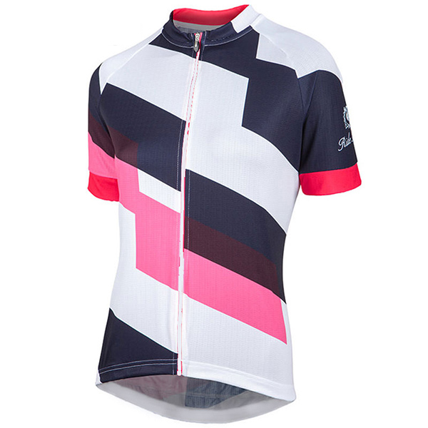 2017 Maglia Donne Nalini Stripe rosa e nero - Clicca l'immagine per chiudere