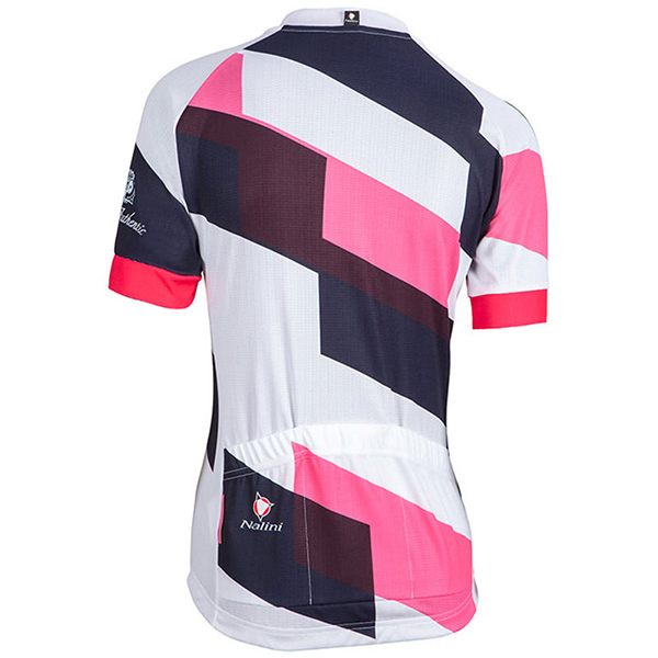 2017 Maglia Donne Nalini Stripe rosa e nero - Clicca l'immagine per chiudere