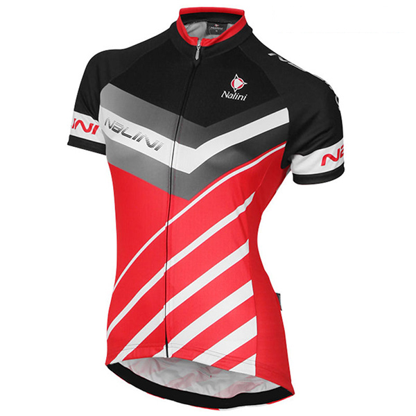 2017 Maglia Donne Nalini Zebrana rosso e nero