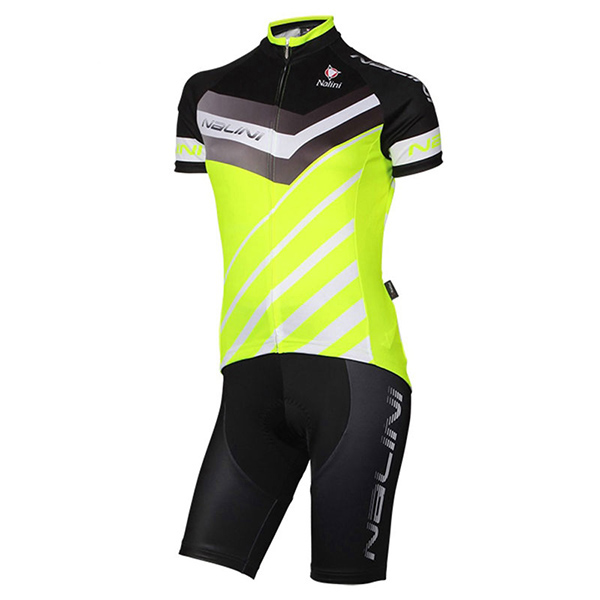 2017 Maglia Donne Nalini Zebrana verde e nero