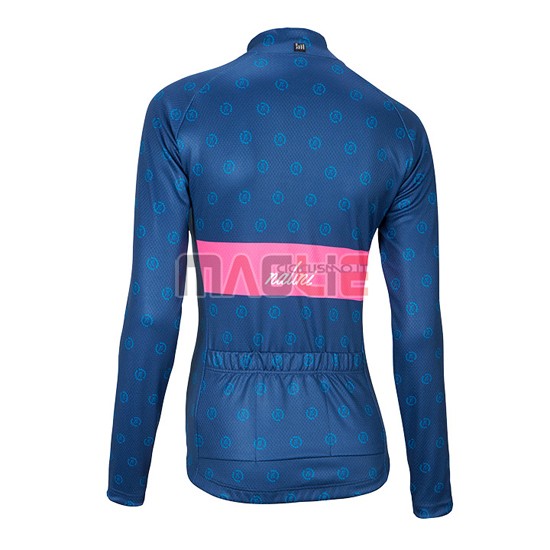 Maglia Donne Nalini manica lunga 2016 rosa e blu