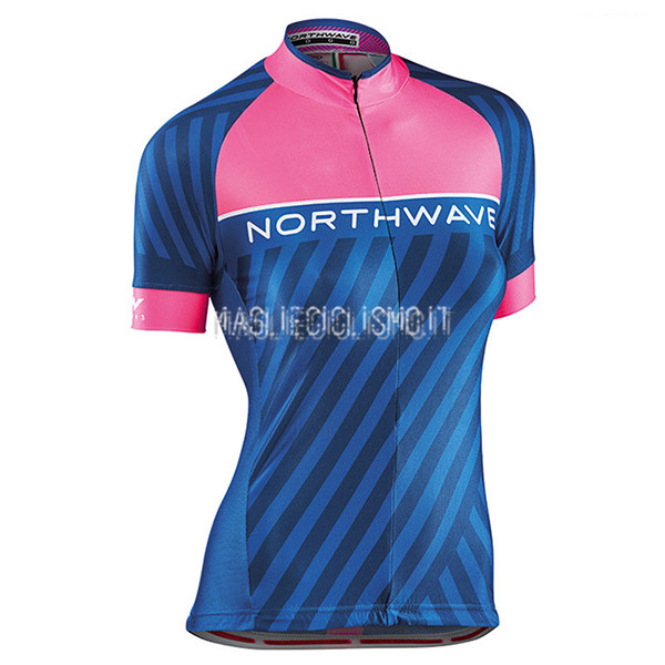 Maglia Donne Northwave 2017 Blu e Rosa - Clicca l'immagine per chiudere