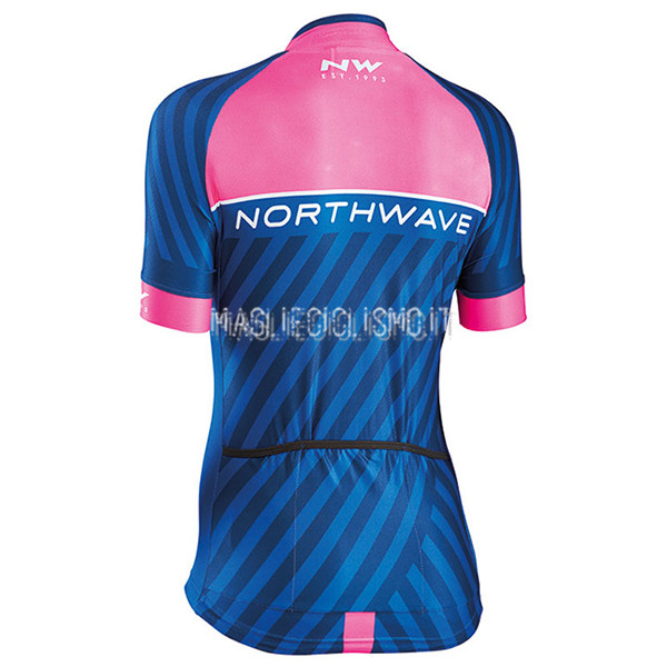 Maglia Donne Northwave 2017 Blu e Rosa - Clicca l'immagine per chiudere