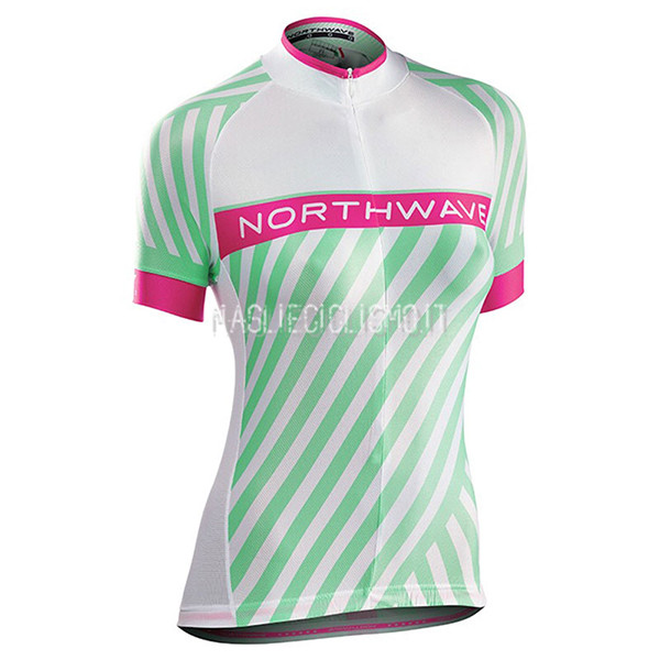 Maglia Donne Northwave 2017 Verde e Rosa