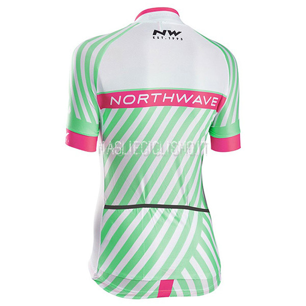 Maglia Donne Northwave 2017 Verde e Rosa