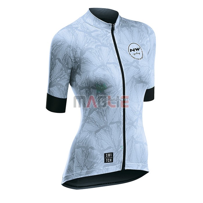 Maglia Donne Northwave Manica Corta 2020 Blu Nero