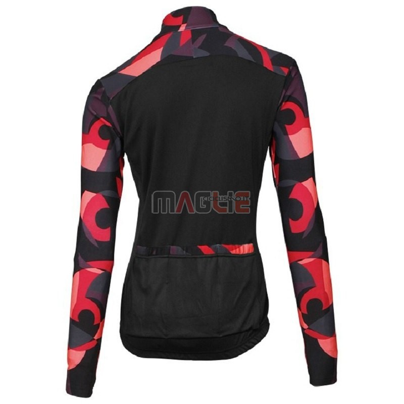 Maglia Donne Orbea ML 2018 Rosso e Nero