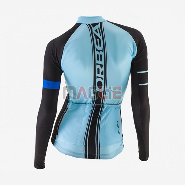 Maglia Donne Orbea Manica Lunga 2017 Nero e Blu - Clicca l'immagine per chiudere