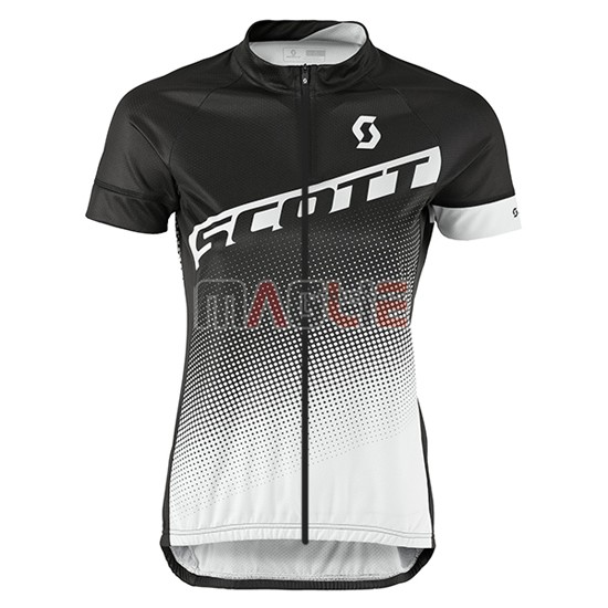 Maglia Donne Scott manica corta 2016 bianco e nero