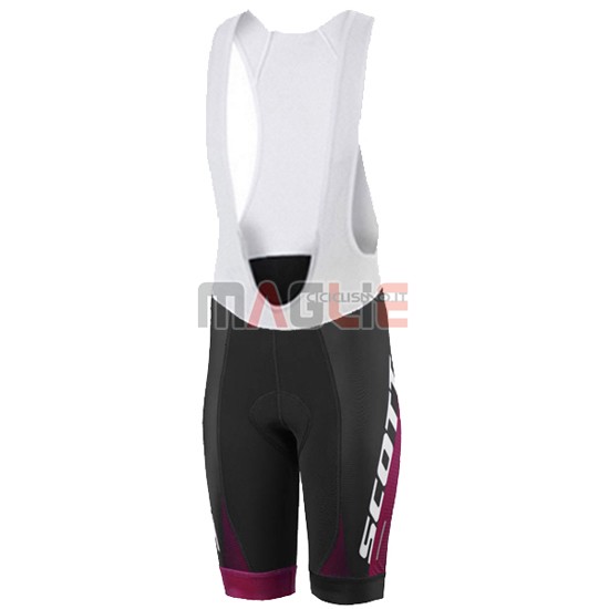 Maglia Donne Scott manica corta 2016 rosso e bianco