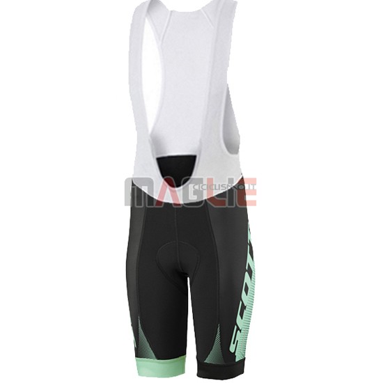 Maglia Donne Scott manica corta 2016 verde e bianco