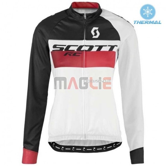 Maglia Donne Scott manica lunga 2016 bianco e nero