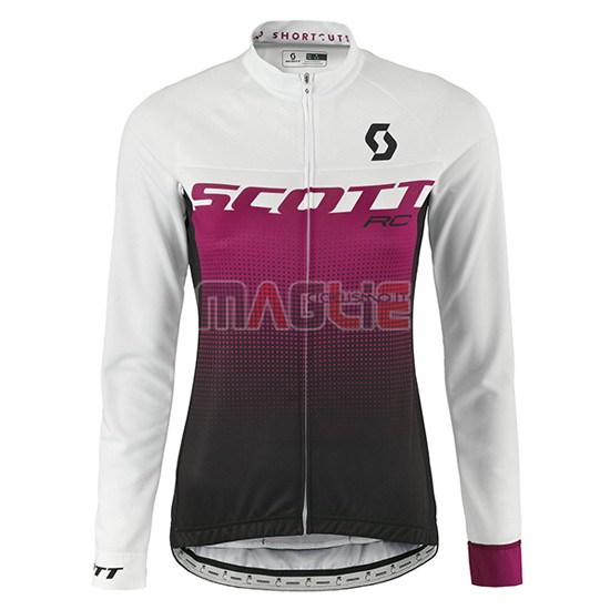 Maglia Donne Scott manica lunga 2016 rosso e bianco - Clicca l'immagine per chiudere