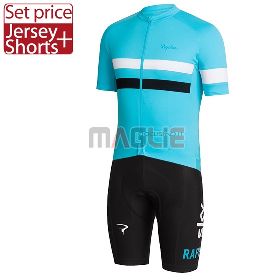 Maglia Donne Sky manica corta 2016 blu e bianco