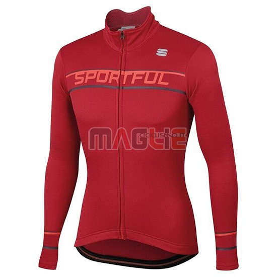 Maglia Donne Sportful Manica Lunga 2020 Rosso