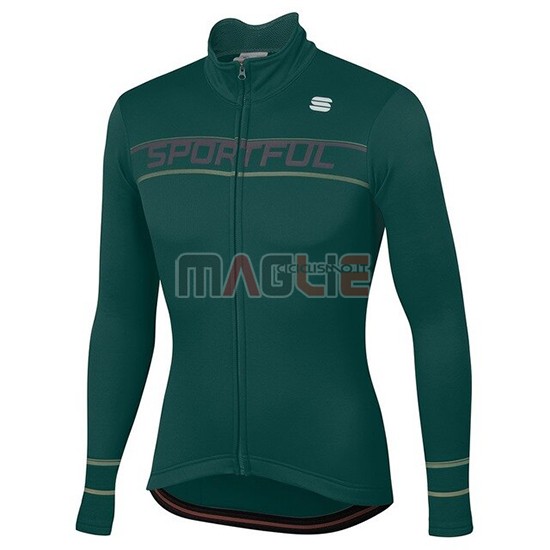 Maglia Donne Sportful Manica Lunga 2020 Verde