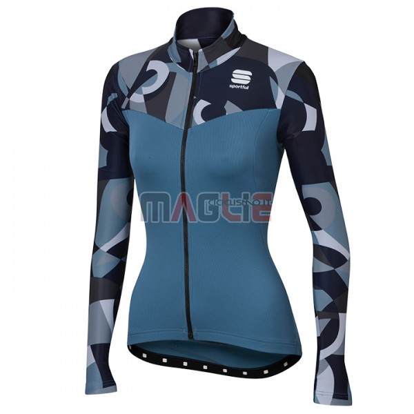 Maglia Sportful Primavera Manica Lunga 2017 Blu - Clicca l'immagine per chiudere