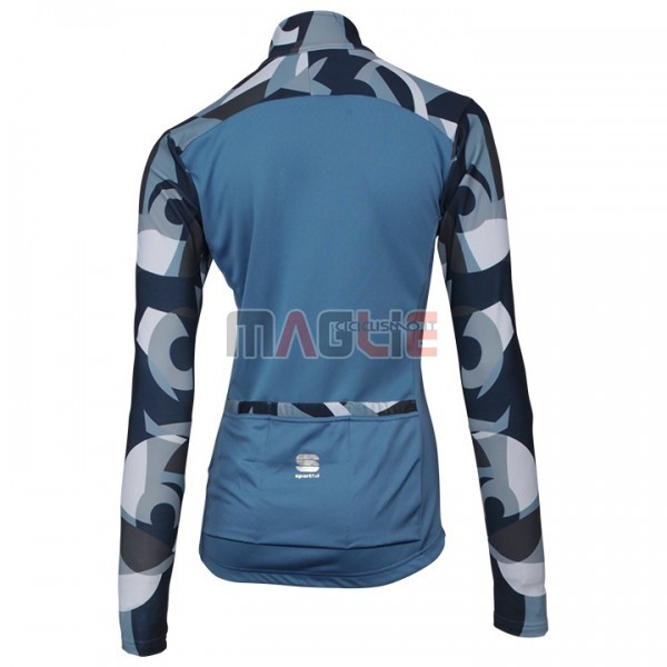 Maglia Sportful Primavera Manica Lunga 2017 Blu - Clicca l'immagine per chiudere