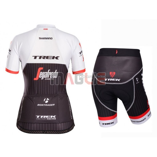 Maglia Donne Trek manica corta 2016 nero e rosso